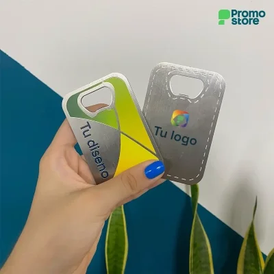 Tarjeta destapador inox personalizado