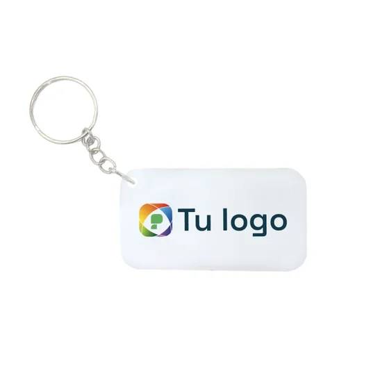 Llavero Pvc flexible Rectangular