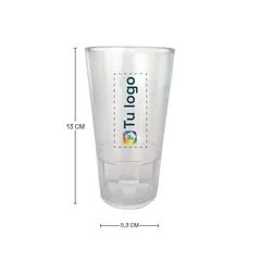 Vista previa de Vaso plástico Resistente 11oz personalizado 3