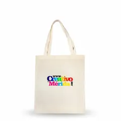 Vista previa de Tote bag de lienzo 28x32cm Un color 1