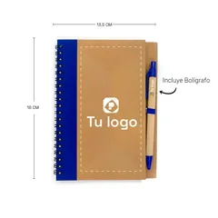 Vista previa de Cuaderno Eco Con Bolígrafo 13,5x18cm 3