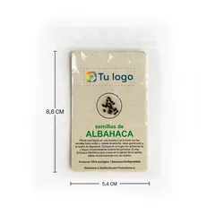 Vista previa de Tarjeta biodegradable con Semilla 2