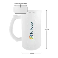Vista previa de Jarro cervecero frosted 16oz 3