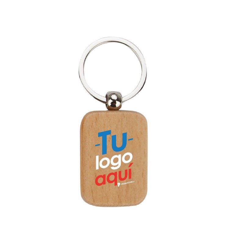 Vista previa 1 de Llavero de bambú personalizado