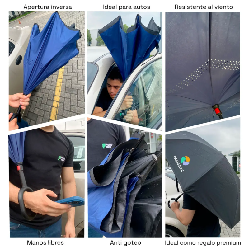 Vista previa 2 de Paraguas reversible Pri personalizado