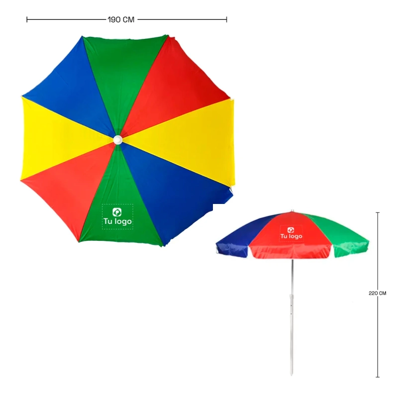 Vista previa 3 de Parasol multicolor Keny personalizado