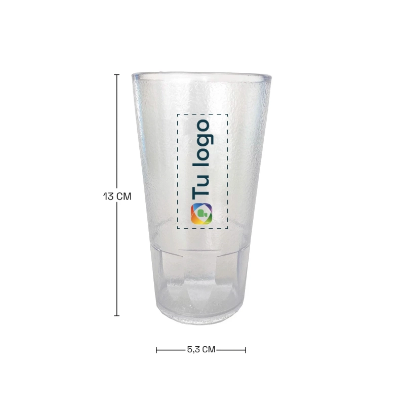 Vista previa 3 de Vaso plástico Resistente 11oz personalizado