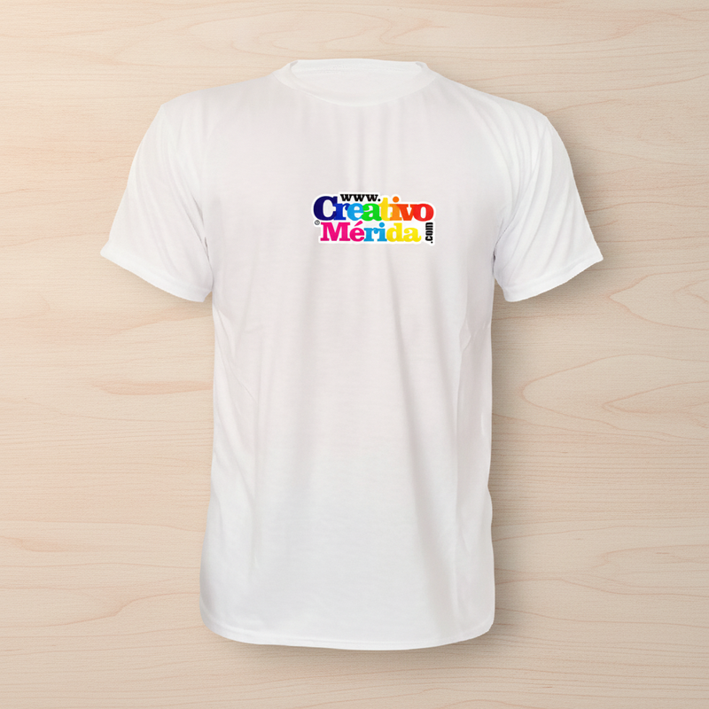 Vista previa 2 de Camisetas Poli-algodón cuello redondo personalizado