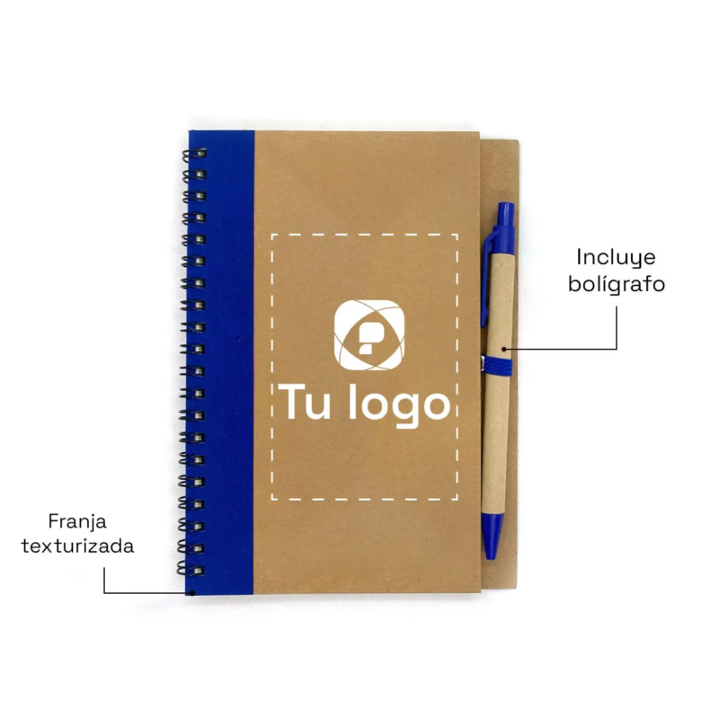 Vista previa 1 de Cuaderno Eco Con Bolígrafo 13,5x18cm